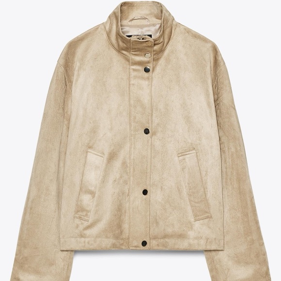 FAUX SUEDE JACKET - Picture 9 of 10